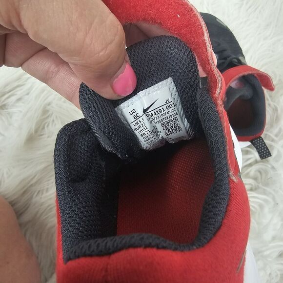 Nike Toddler Boy Anthracite, Smoke Grey (Red) Downshifter 12 NN Sneaker US 6C - Picture 7 of 7